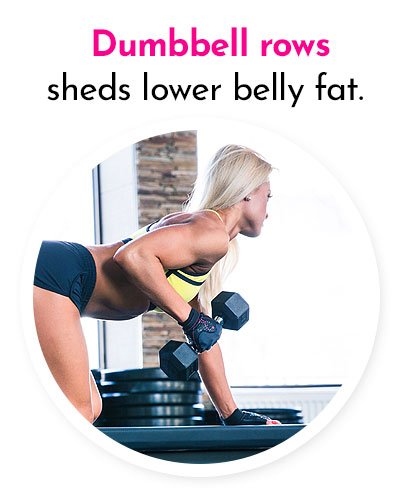 Dumbell to lose belly fat