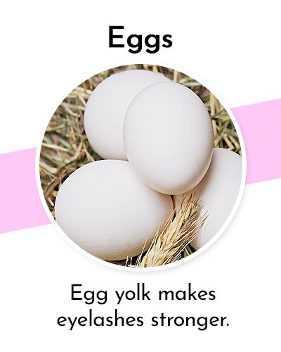 Eggs to Grow Longer Eyelashes