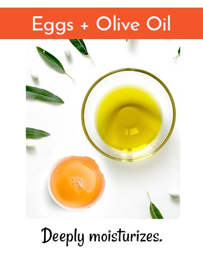 How to Straighten Hair With Eggs and Olive Oil?