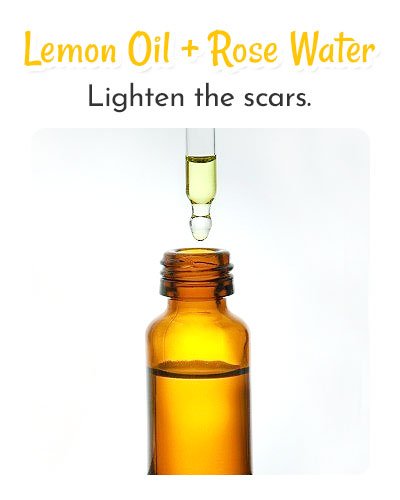Lemon Oil and Rose Water