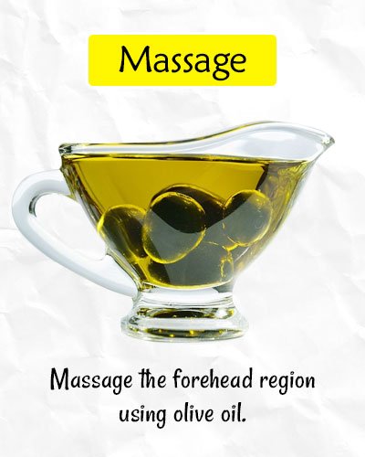 Massage to Get Rid of Forehead Wrinkles