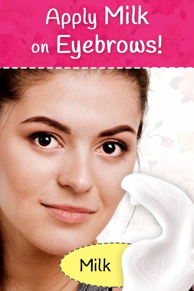 Milk for Eyebrows Growth