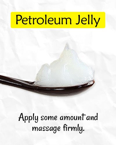 Petroleum Jelly to Get Rid of Forehead Wrinkles