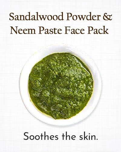 Turmeric, Sandalwood, and Neem Paste Face Pack