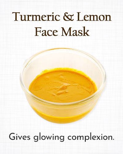 Turmeric and Lemon Face Mask