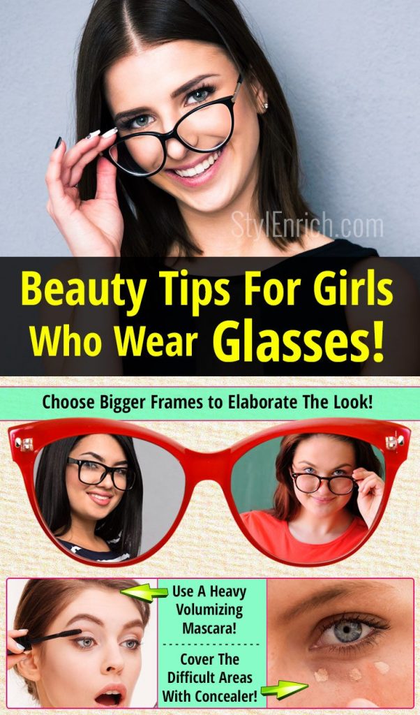 Makeup With Glasses : 11 Beauty Tips For Girls Who Wear Glasses
