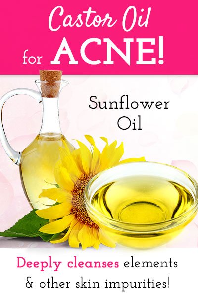 Castor Oil with Sunflower Oil For Acne