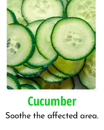 Cucumber for Toothache