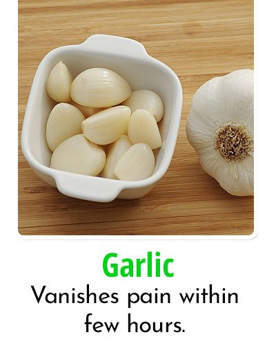 Garlic for Toothache