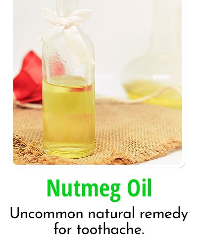 Nutmeg Oil for Toothache