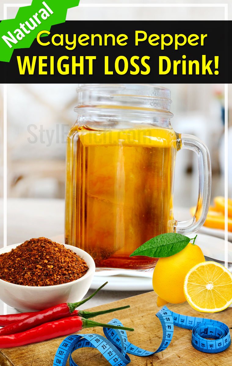 Cayenne Pepper Weight Loss Drink For Losing Weight Naturally!