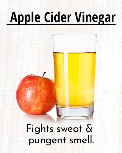 Apple Cider Vinegar To Stay Sweat Free