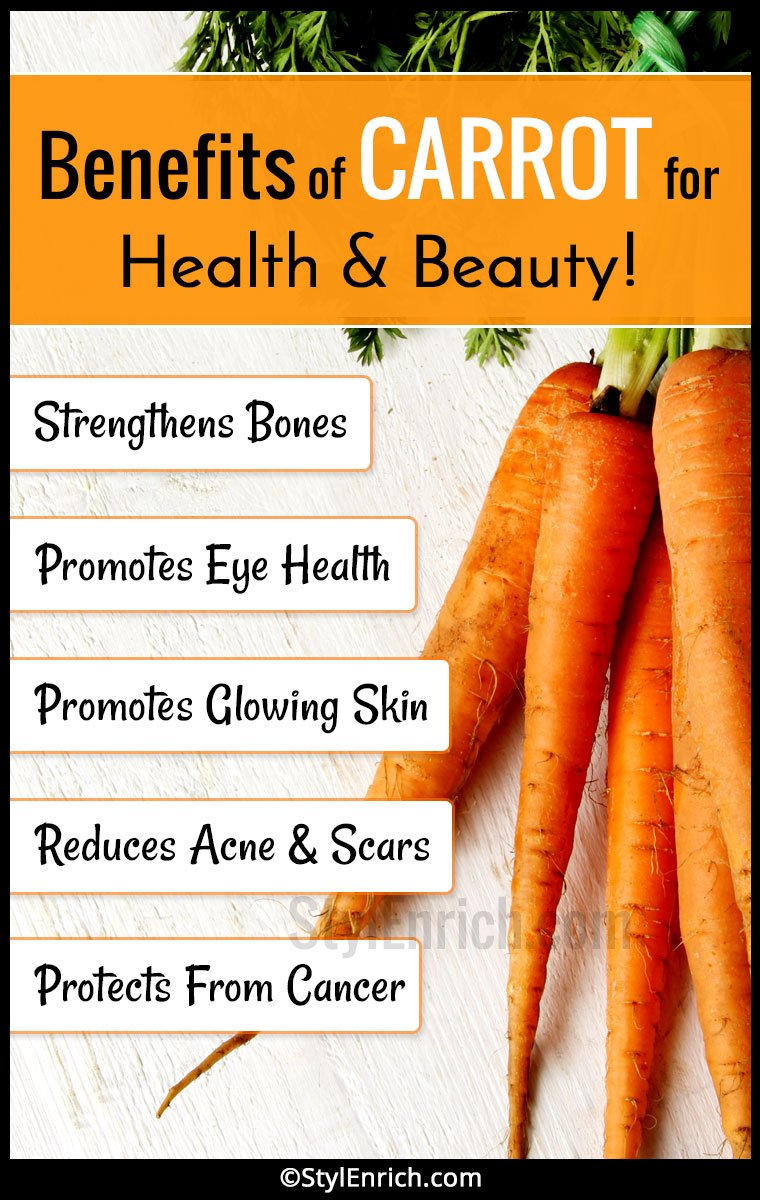 Benefits of Carrot For Health and Beauty