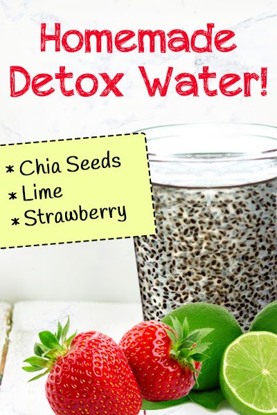 Chia Fruit Homemade Detox Drinks