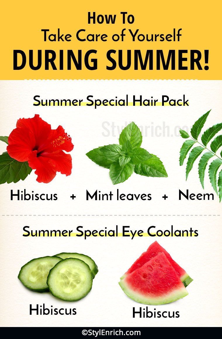 Summer Care Tips for Hair, Eyes and Feet!