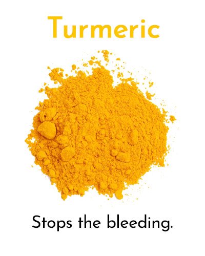 Turmeric for Minor Cuts and Grazes
