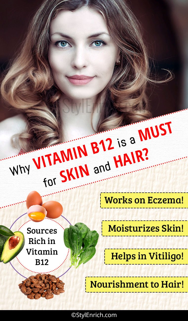 Vitamin B12 benefits for skin and hair