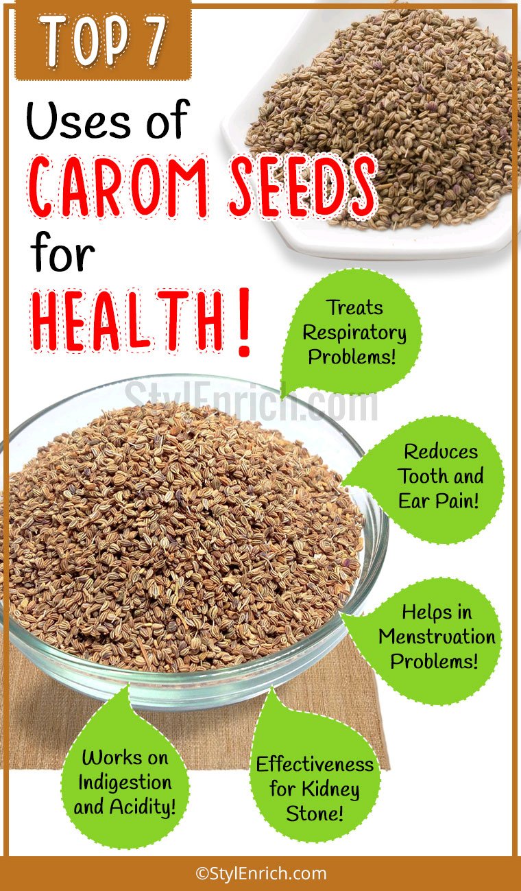 Health Benefits of Carom Seeds