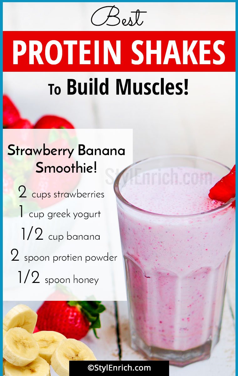 Homemade Protein Shakes For Muscle Building Which You Must Try