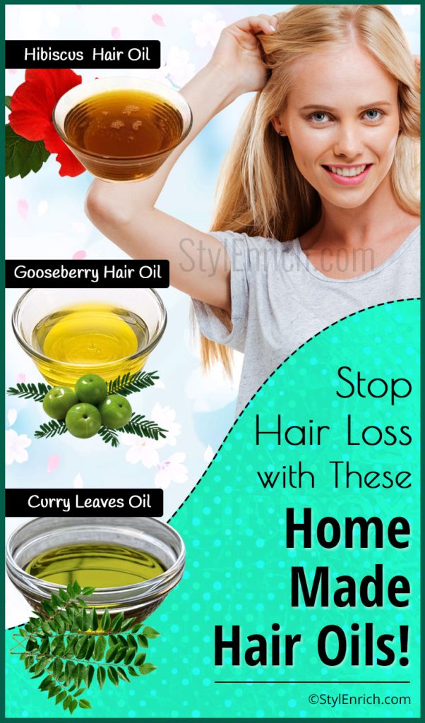 Homemade Hair Oil To Stop Hair Loss & Various Hair Problems!