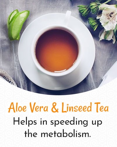 Aloe Vera and Linseed Tea for Weight Loss