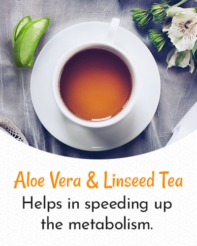 Té de aloe vera y linaza para adelgazar