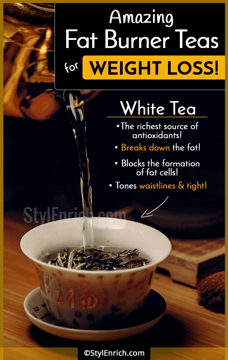 Fat Burning Tea for Weight Loss; Drink powerful teas.