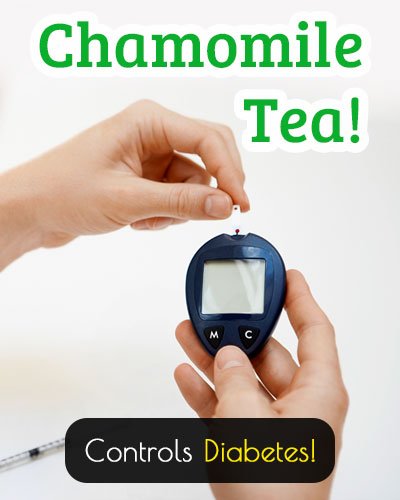 El té de manzanilla controla la diabetes