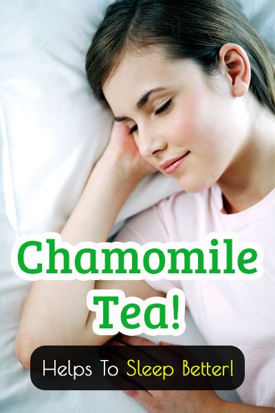 Té de manzanilla para dormir mejor