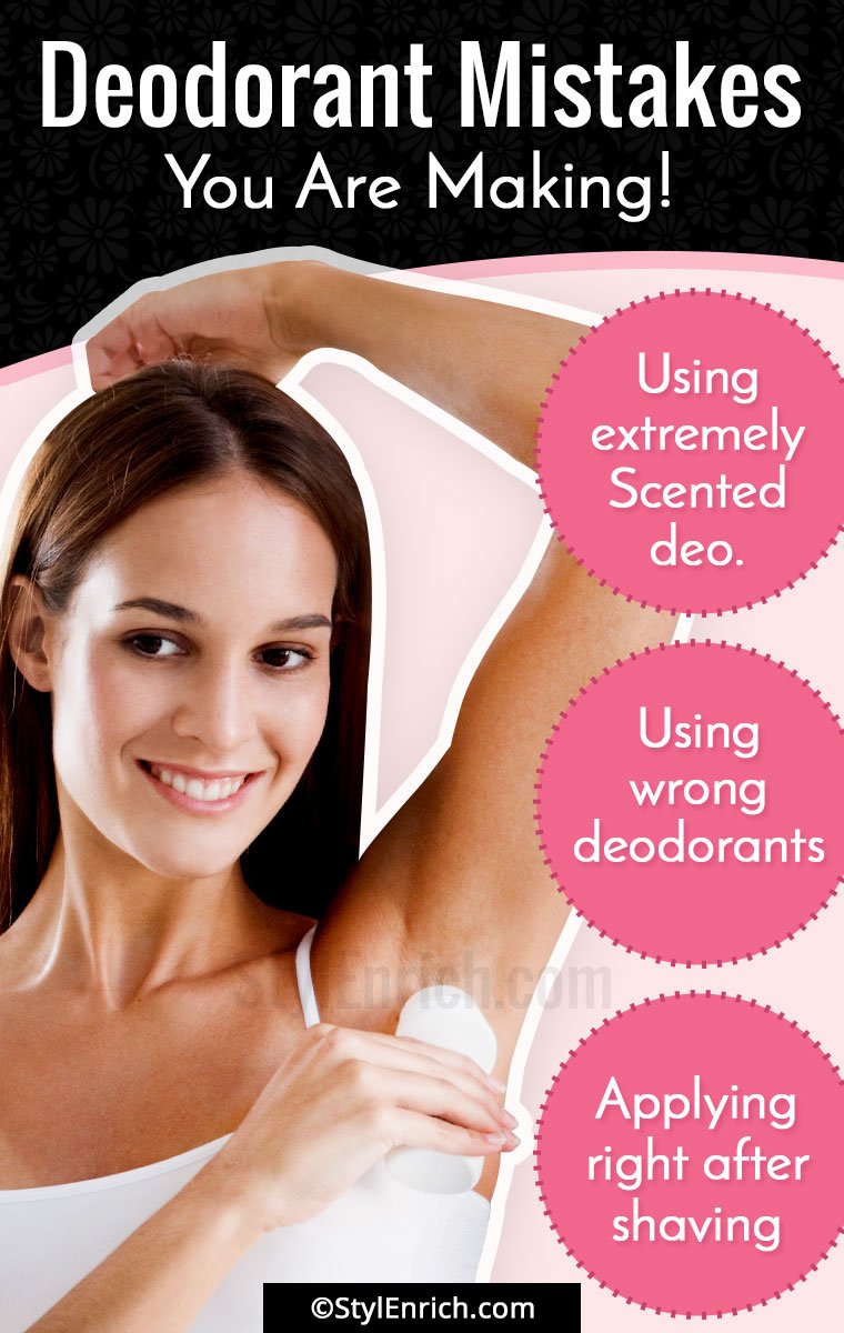 Deodorant Mistakes You Are Making