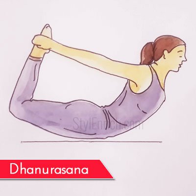 Dhanurasana to Get Rid Of Belly Fat