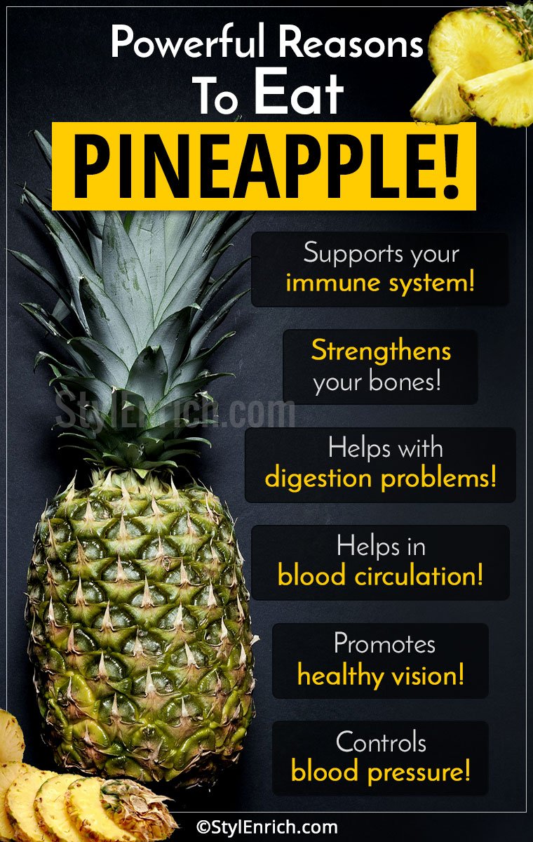 Health Benefits Of Pineapple