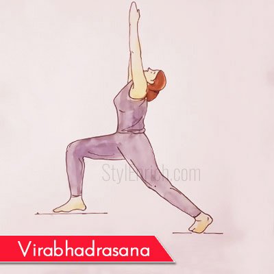 Virabhadrasana to Get Rid Of Belly Fat