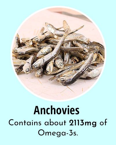 Anchovies Omega 3 Rich Foods