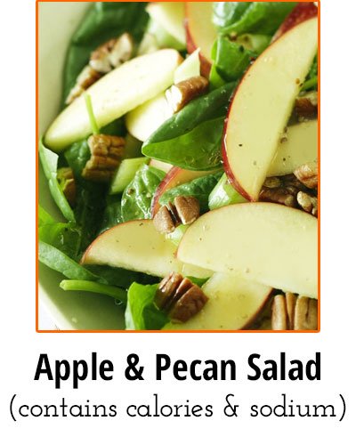 Apple and Pecan Salad Low Sodium Food