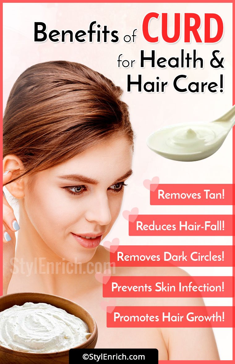 Benefits of Curd for Health and Hair Care