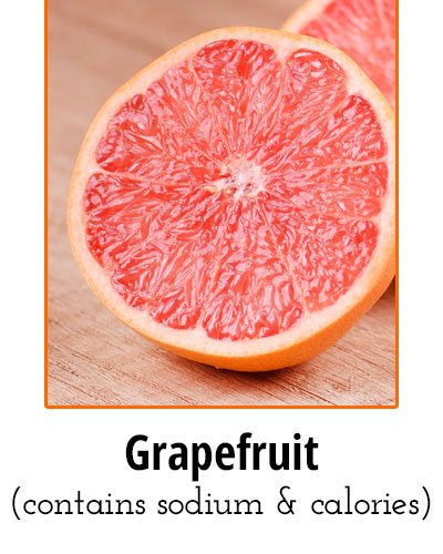 Grapefruit Low Sodium Food