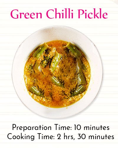 Green Chilli Pickle Recipe