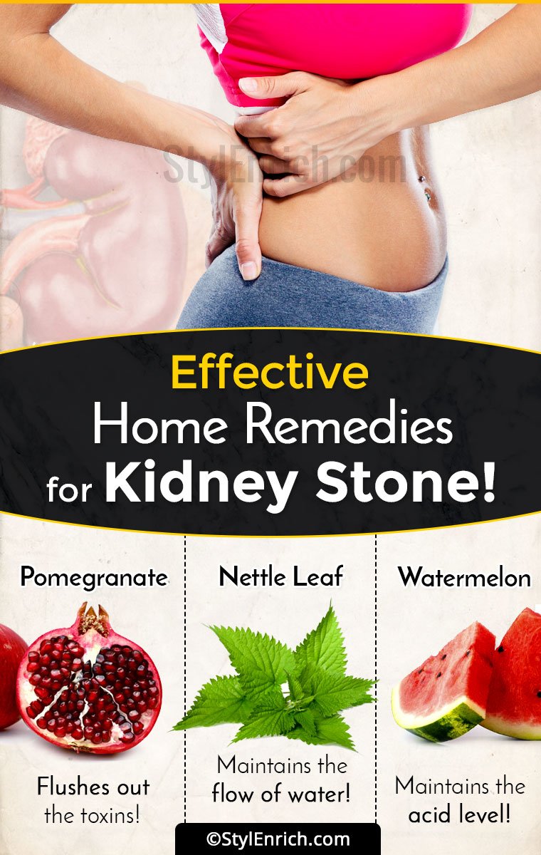 At Home Remedies For Kidney Stones Pain