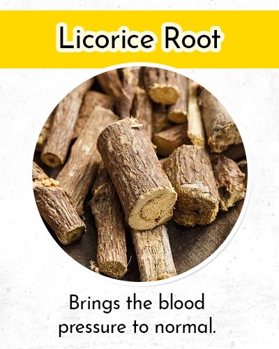 Licorice Root to Control Low Blood Pressure