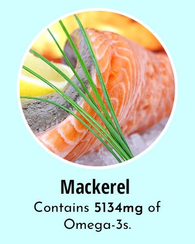 Mackerel Omega 3 Rich Foods