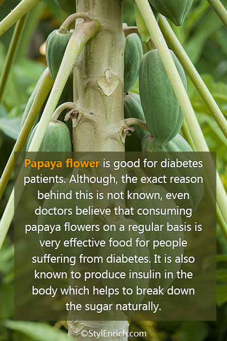 Papaya Flower Benefits for Diabetes Control