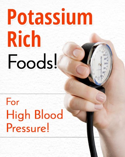 Potassium Rich Foods for High Blood Pressure