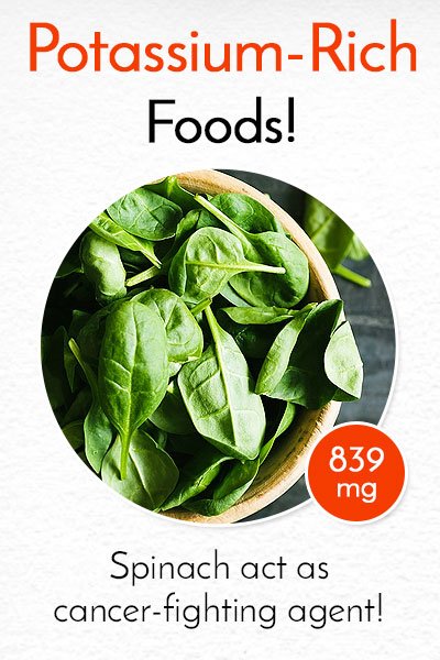 Potassium Rich Spinach