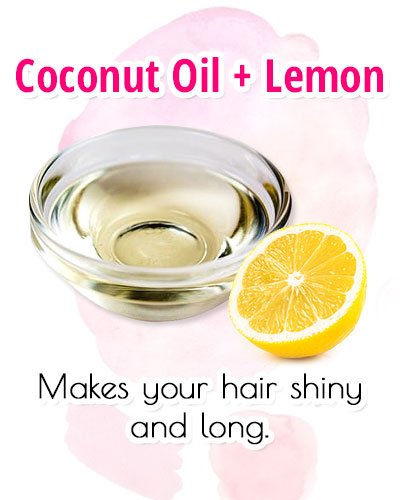 Coconut Oil With Lemon For Premature Gray Hair