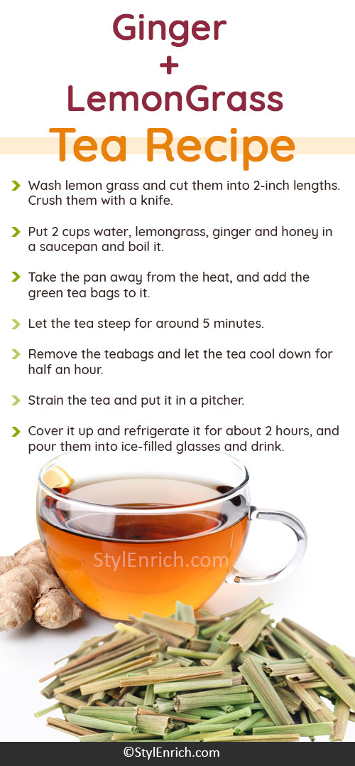 Ginger Lemongrass Honey Tea Recipe for Weight Loss