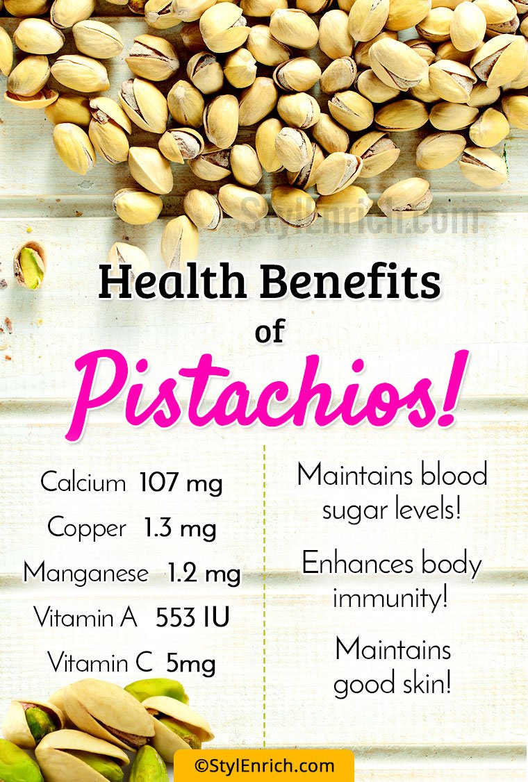 Health Benefits Of Pistachios