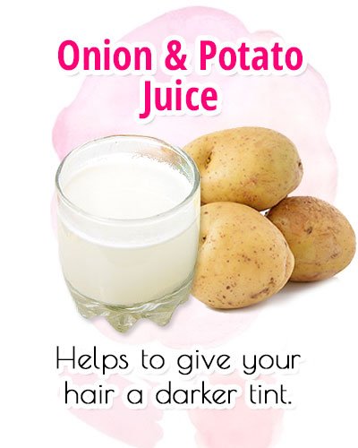 Onion and Potato For Premature Gray Hair