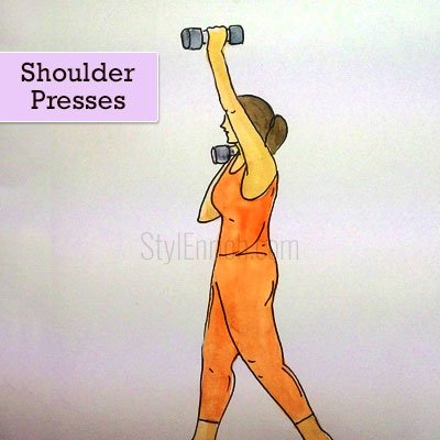 Shoulder Presses For Arm Fat