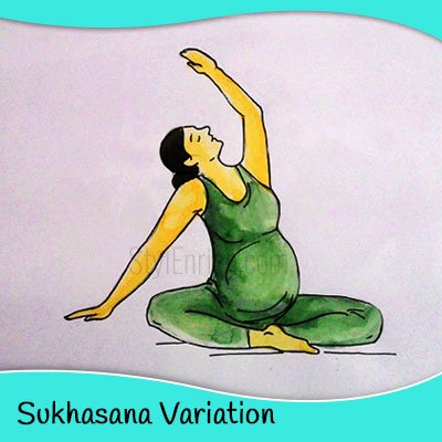 Sukhasana yoga for pregnant women